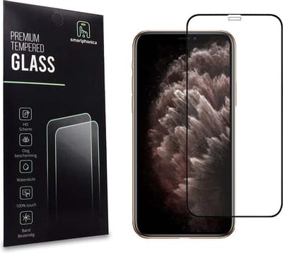 Smartphonica iPhone 11 Pro Max full cover tempered glass screenprotector van gehard glas met afgeronde hoeken geschikt voor iPhone 11 Pro Max