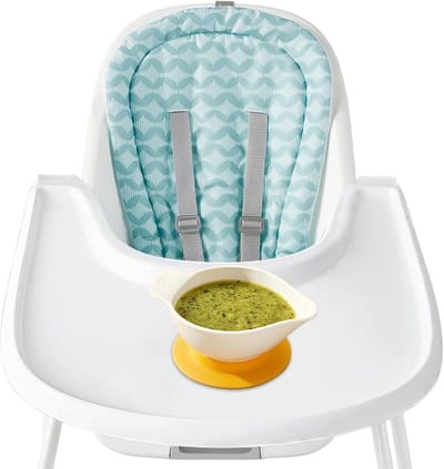 Compatibele Tray voor Tripp Trapp Kinderstoel, BPA-vrij, Geschikt voor Zuigschalen, Eenvoudig te Installeren, Wit, Voor Baby's van 6-36 Maanden