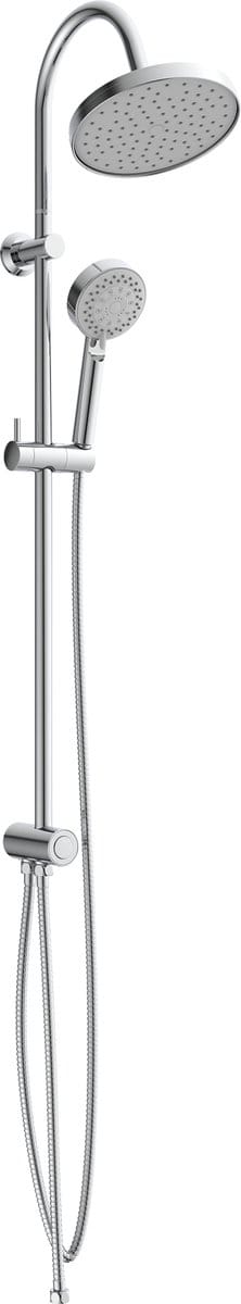 SCHÜTTE NIAGARA Rain Douchesysteem - Regendouche - Met Push-Button Omsteller - 104 cm Stang - Chroom