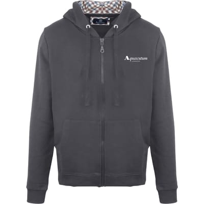 Aquascutum Heren Casual Hoodie (Antraciet)