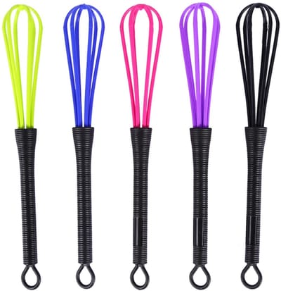 Dailygoody - Kleine Gardes - Kappersgarde - Vaatwasserbestendig - 5 Stuks - Keuken Mixer Tool - Ideaal voor Haarverf - Diverse Kleuren