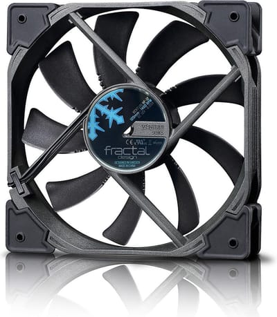 Fractal Design Venturi HP-14 PWM Computer behuizing Ventilator 14 cm Zwart, Grijs