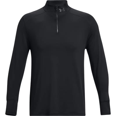 Under Armour Qualifier Run 1/4 Zip Hardloopshirt Heren-Zwart