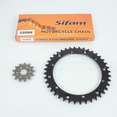Sifam-kettingkit voor Yamaha 350 Warrior quad 1989 tot 2004 13x40 steek 520 nieuw