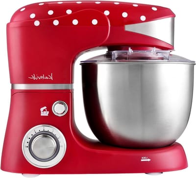 Keukenmachine - Mixer - Bakken en Koken - Planetair roersysteem - 5 liter - Rood/Wit