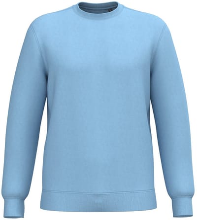 Kariban Gerecycleerde uniseks sweater met ronde hals K4040 - sky blue - XS