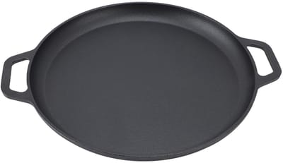 Dailygoods- Pannenkoekenpan 35 cm - Gietijzeren Constructie - Anti-aanbaklaag - Duurzaam - Eenvoudig Schoonmaken - Gelijkmatige Verwarming - Koekenpan
