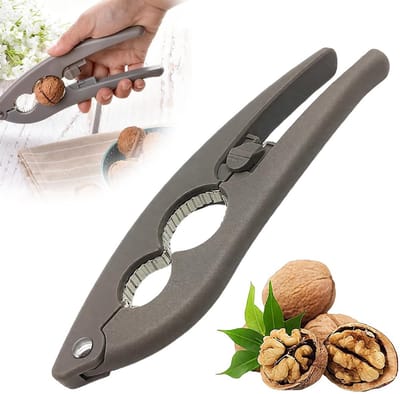 Dailygoods- Notenkraker multifunctioneel - Notenkraker voor kerst - Notenkraker met 3 openingen - Notenkraker van zinklegering - Ergonomisch ontwerp - Hittebestendig handvat - Notenbreker
