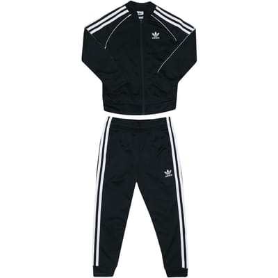 Boy's adidas Originals Infant SST Tracksuit in Black-White