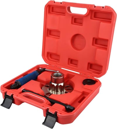 Wielnaven Gereedschap - Aandrijfasuitwerper Set - Voertuigonderhoud - Hydraulische 10T Kracht - 96-125 mm - Zwart