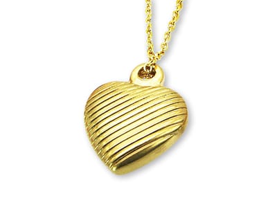 Montebello Ketting Bodina Gold - 316L Staal - Hart - 18x21mm - 45cm