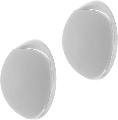 Deurstopper Set - Muur Buffer - Bescherming Deur - Schroef of Lijm - 20x8 mm - Zilver/Grijs