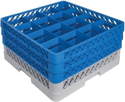 Voetglazenkorf CR-16 M/Opzet (3X CR-16) - CaterRacks CR1623