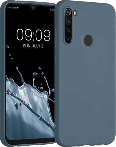 kwmobile telefoonhoesje geschikt voor Xiaomi Redmi Note 8T - Hoesje voor smartphone - Back cover in leisteen