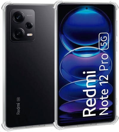 Geschikt voor Xiaomi Redmi Note 12 Pro - Hoesje - Shock Proof Case – Cover Transparant