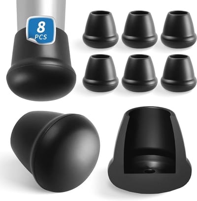 Siliconen stoelpootdoppen - Meubelvloerbeschermers voor hardhouten vloeren (16-19 mm) - Geluidsreducerend en kraspreventie