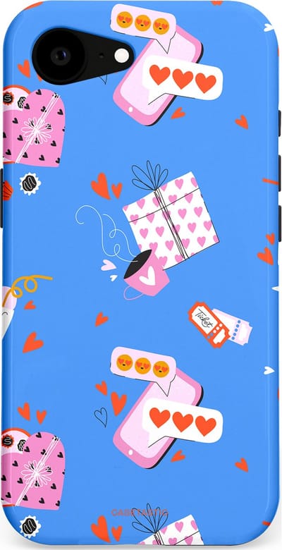 Casetastic Hoesje Geschikt voor Apple iPhone 16e Magsafe - Stijlvolle Beschermende Duo-layer Case - Romantische Date