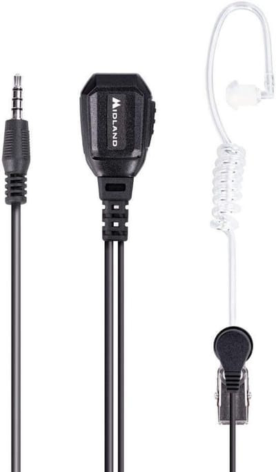 Oortelefoon Microfoon met PTT Knop voor Portofoons