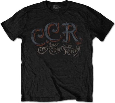 Creedence Clearwater Revival - CCR Heren T-shirt - L - Zwart