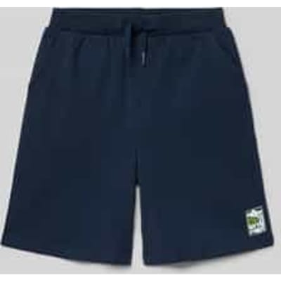 Bermuda ruime pasmiddel hoge taille brede pijp met print detail kind s.Oliver