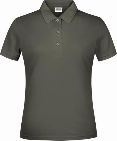 James And Nicholson Dames/dames Basic Polo Shirt (Donkergrijs)