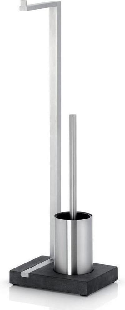 Blomus MENOTO Toiletbutler 1-rol - Mat RVS - Laag
