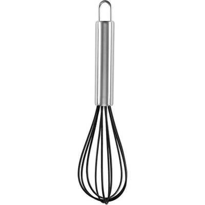 Fouet à Ballons en Acier Inoxydable 8 Pouces avec Fil Silicone Fouet Manuel Batteur Mélangeur Ustensile de Cuisine pour Pâtisserie Lait Crème Beurre Fouet Mélangeur gray