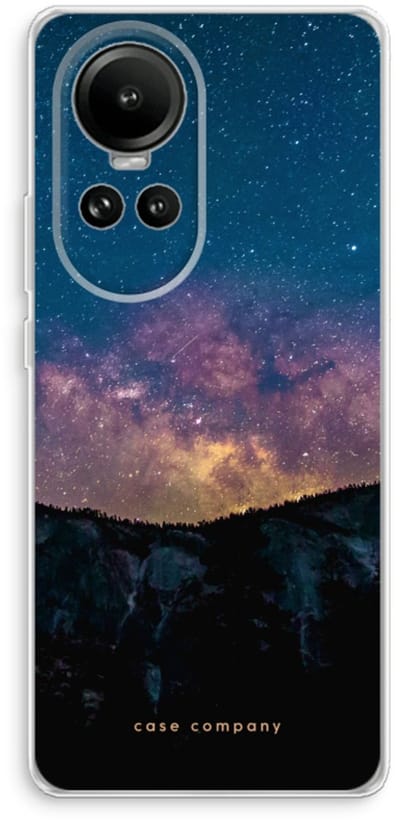 Case Company® - Hoesje geschikt voor Oppo Reno 10 hoesje - Travel to space - Soft Cover Telefoonhoesje - Bescherming aan alle Kanten en Schermrand