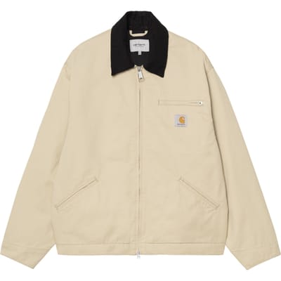Carhartt Og Detroit Jas Poplin Lined Bruin