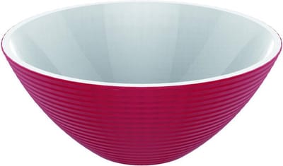 Zak!Designs Saladeschaal 2-Tone Acai - Ø 16 cm - 600 ml - Rood