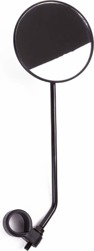 Benson Ronde fietsspiegel - Ø 90 mm - Stuurbevestiging 20-23 mm - Zwart
