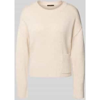 Wollen pullover met ronde hals