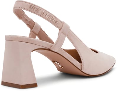 Steve Madden Dames Slingback Evanston Blush Suede | Roze | Maat: 36
