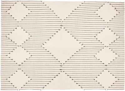 Rechthoekig katoenen tapijt Losange patroon 120x170 cm - Coton - SILUMEN