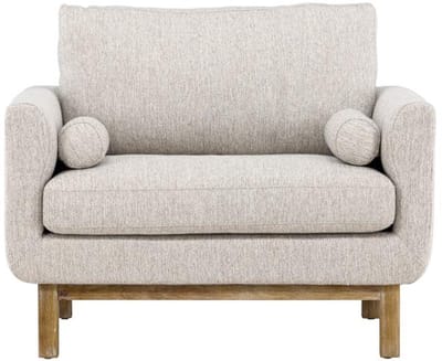 Svea - Nasser fauteuil - boucle - beige