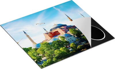 Chefcare Inductie Beschermer Hagia Sophia Moskee in Istanbul - 60x50 cm - Afdekplaat Inductie - Kookplaat Beschermer - Inductie Mat