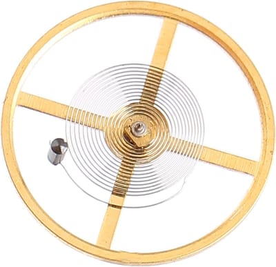 Balanswiel voor Horloge, Vervangend Onderdeel voor Horlogemakers, Volledige Swing Haarveer, Goudkleurig, Oxidatiebestendig, Perfect voor Horlogeherstel