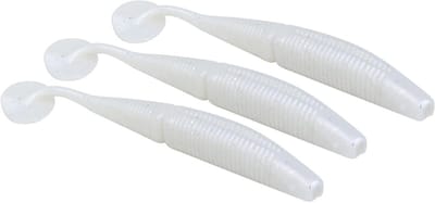 Kunstaas Zachte Worm - Soft Lure Vissen - Vis Vangen - Levensechte Zwemactie - 120 mm - Parelwit