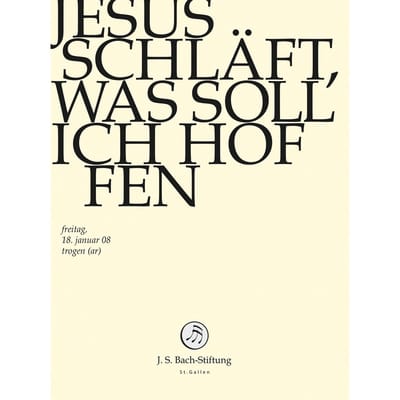 Chor & Orchester Der J.S. Bach-Stiftung, Rudolf Lutz - J.S. Bach: Jesus Schlaft, Was Soll Ich H (DVD)