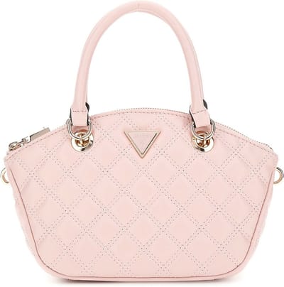 GUESS Schoudertas Handtas Giully Mini Satchel Peony Roze