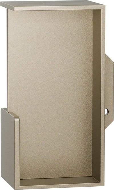 Schuifdeurkom - Champagne blend - RVS - GPF - inbouw Champagne blend G-greep rechthoekig 100x50x40mm