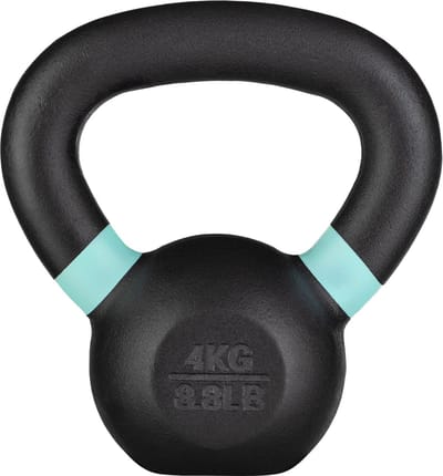 Gymtek® Kettlebell Dumbbell - 4kg Gewicht - Halter voor Thuisgymnastiek, Fitness, Pilates, Krachttraining