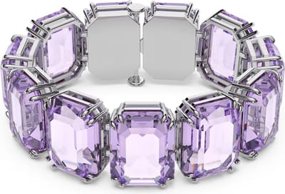 Swarovski Millenia armband 5638492 | paars Swarovski sieraden voor dames, luxe uitstraling, elegante statement-look, glanzende kristallen