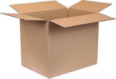 10 x A4 Kartonnen Dozen In Bruin Enkelgolfkarton 30,5 X 22 X 25cm / Amerikaanse vouwdoos/verzenddoos