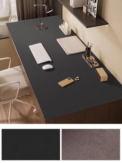 Bureaumat, antislip, voor games, werk en studie, zwart, 30 x 60 cm