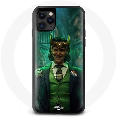 Coque pour Iphone 12 Mini Loki Thor Ragnarok avec Casque Affiche Personnage Série Saison 1 - Maniacase