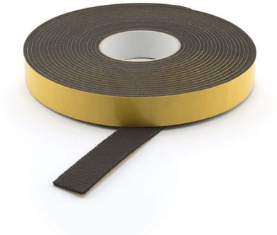 Zelfklevende Viltstrip Zwart 3mm Dikte 40mm Breedte per Meter voor Meubels
