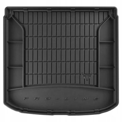 FROGUM Kofferbakmat - Rubber - Geschikt voor SEAT ALTEA XL (2004-2015) - Lage laadvloer - Organizer functie - Zwart