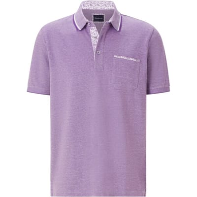 Babista herren Poloshirt - 48/50 - lila - Plus Size