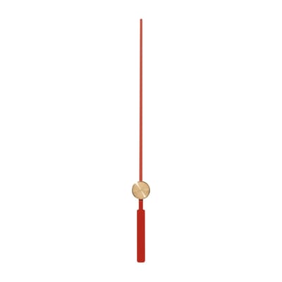 Alu wijzer Euronorm draad rood secondewijzer-L:70mm